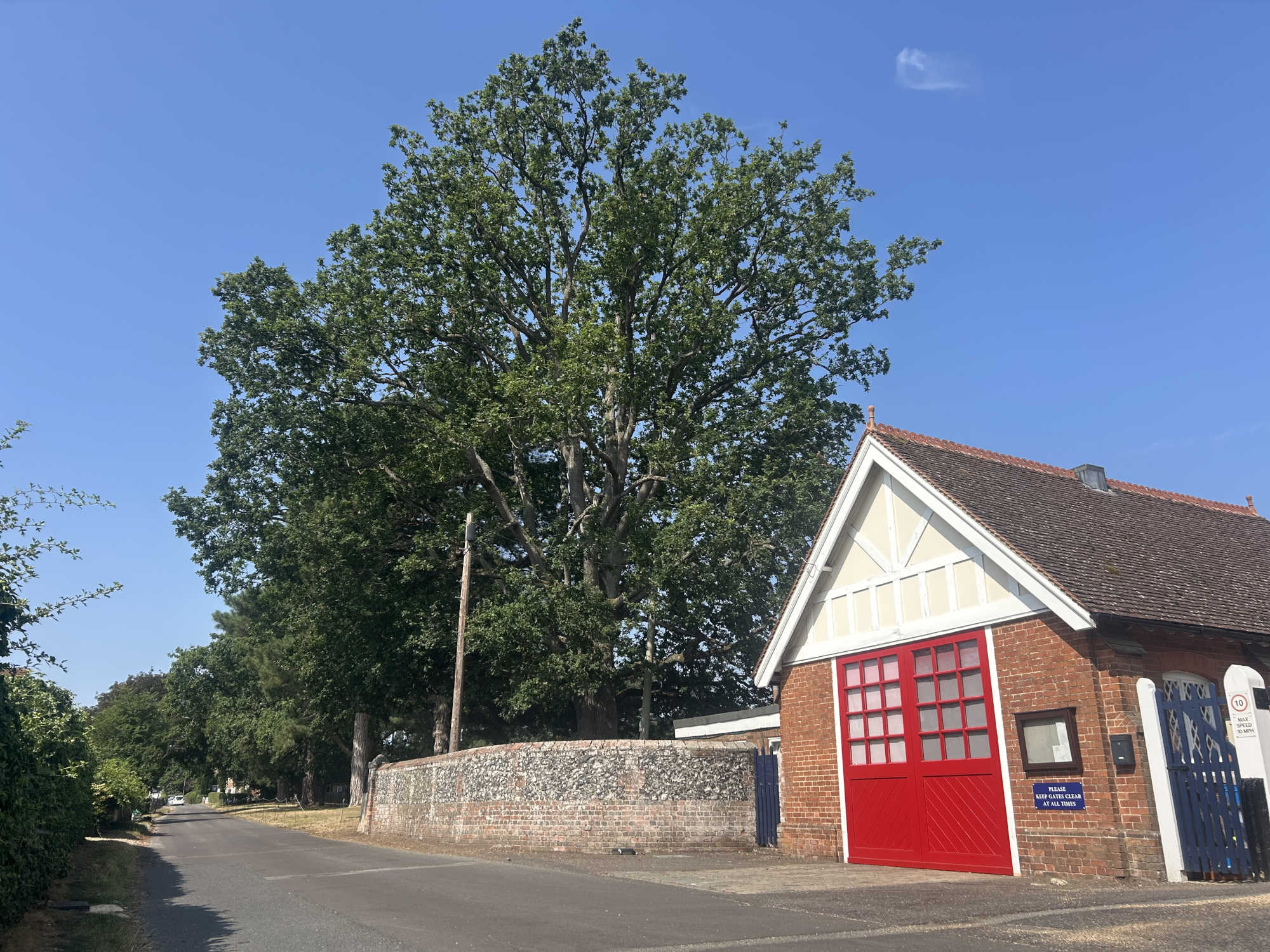 Exterior shot of Old Fire Station in Englefield, Reading.